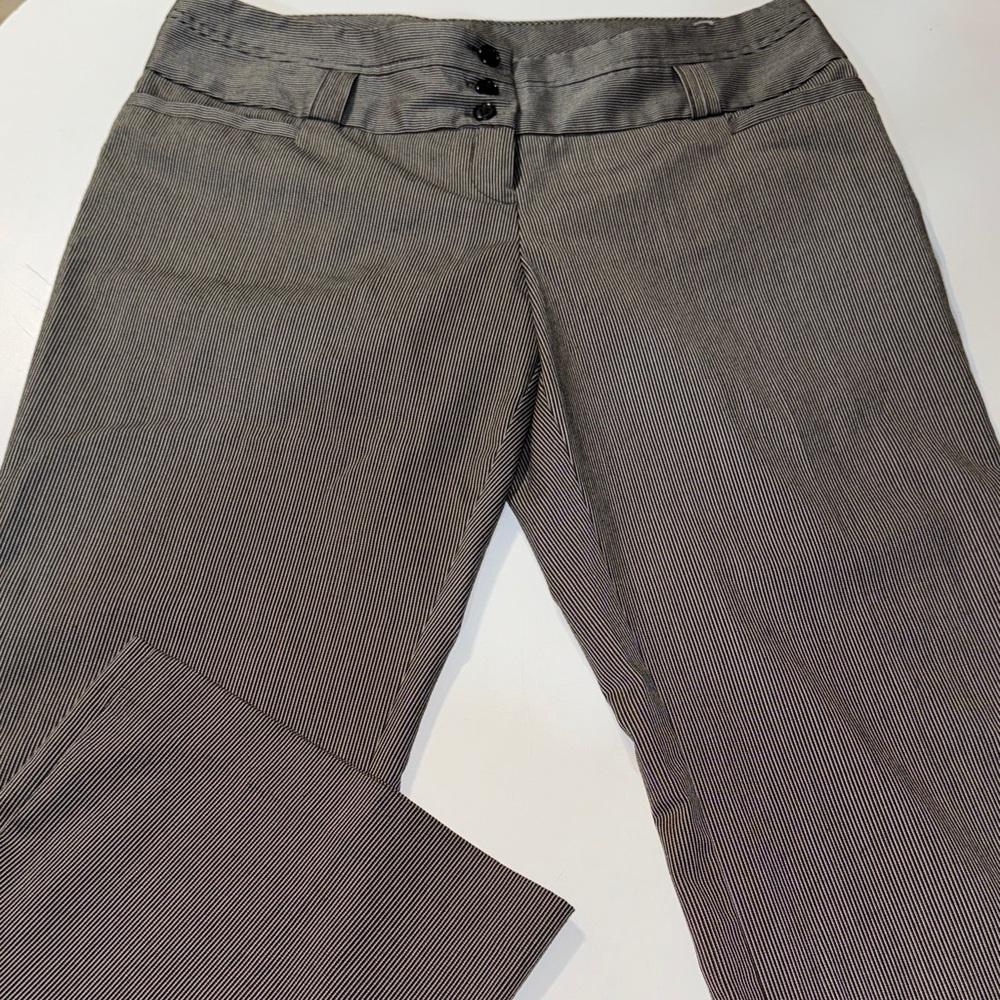 Y2K Styled Wearever Gray Pinstripe Trousers‎